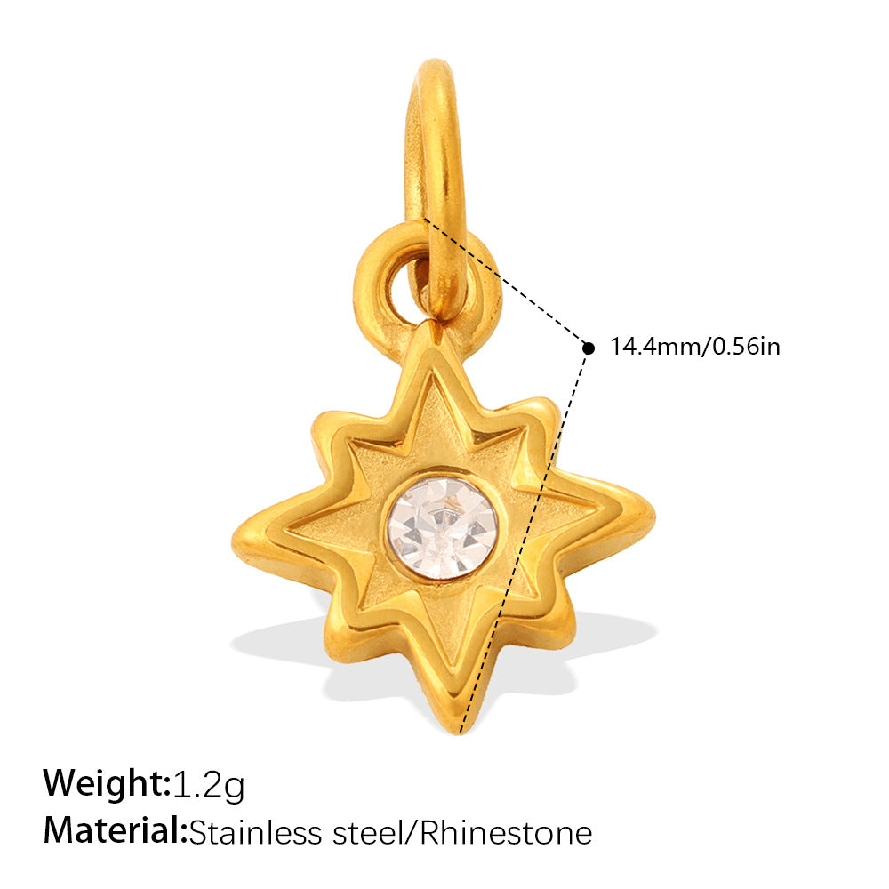 Wholesale Sun,  Moon,  Stars,  Sun,  Heart Bracelet Necklace Pendant Stainless Steel