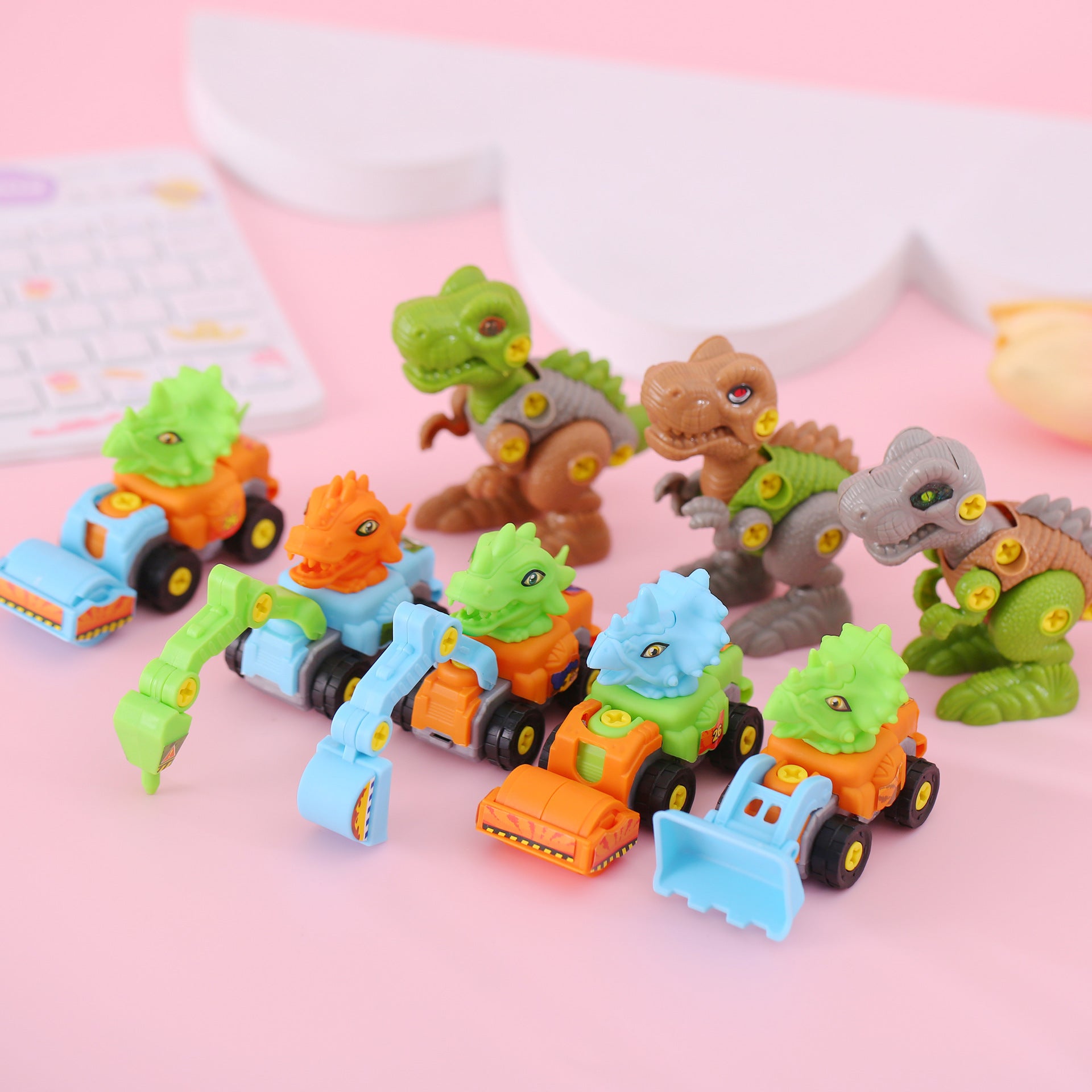 Wholesale ABS Assembled Small Car Toys