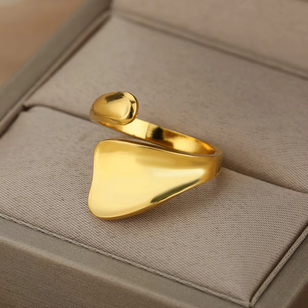 Wholesale Stainless Steel Ring Niche Design Luxury Ring