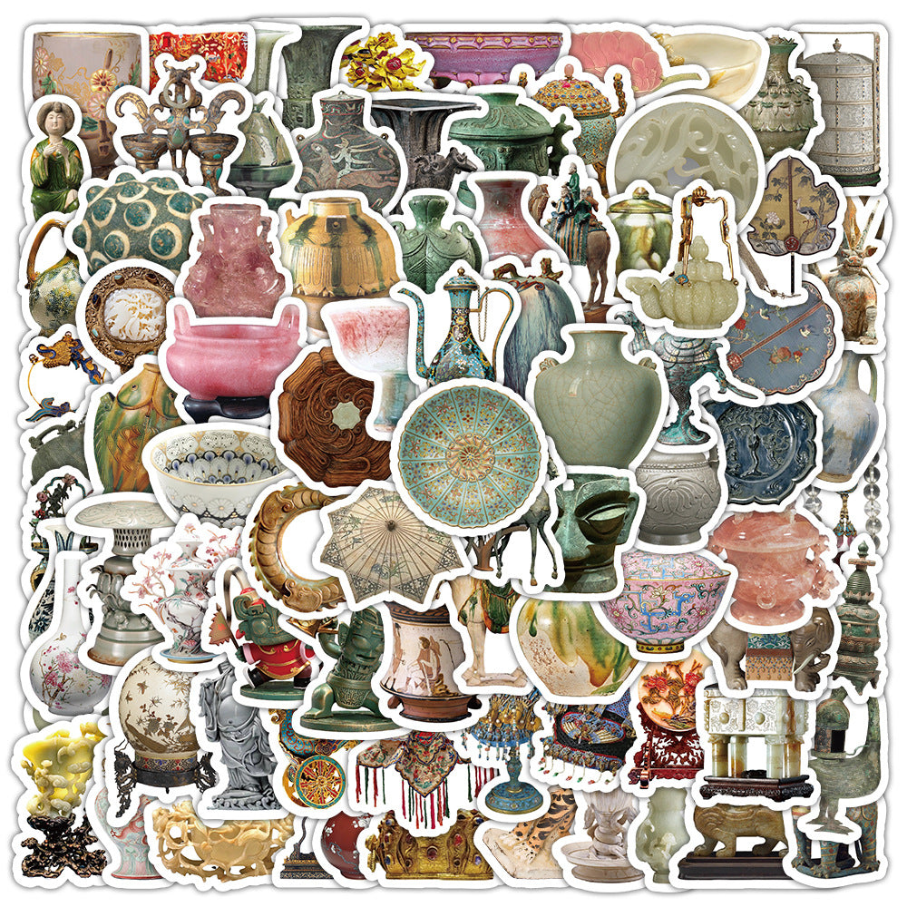 Wholesale 100 Cute Cartoon Colorful Graffiti Small Stickers Waterproof Vinyl Stickers