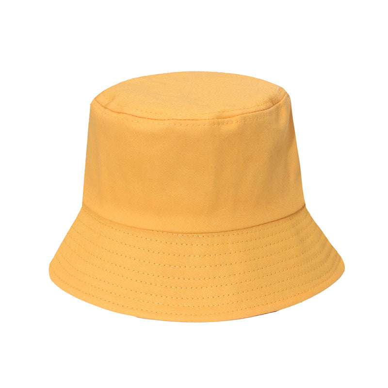 Wholesale Solid Color Fisherman Hat Simple Sunshade Outdoor Sun Protection Polyester Sun Hat