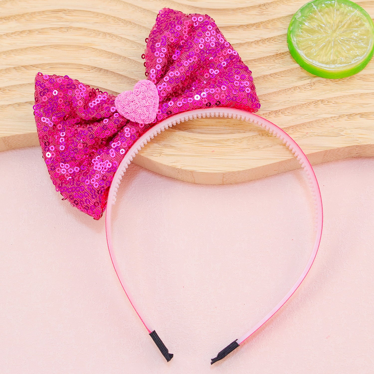 Wholesale Valentine's Day Extra Large Three-dimensional Bow Love Pattern Headband