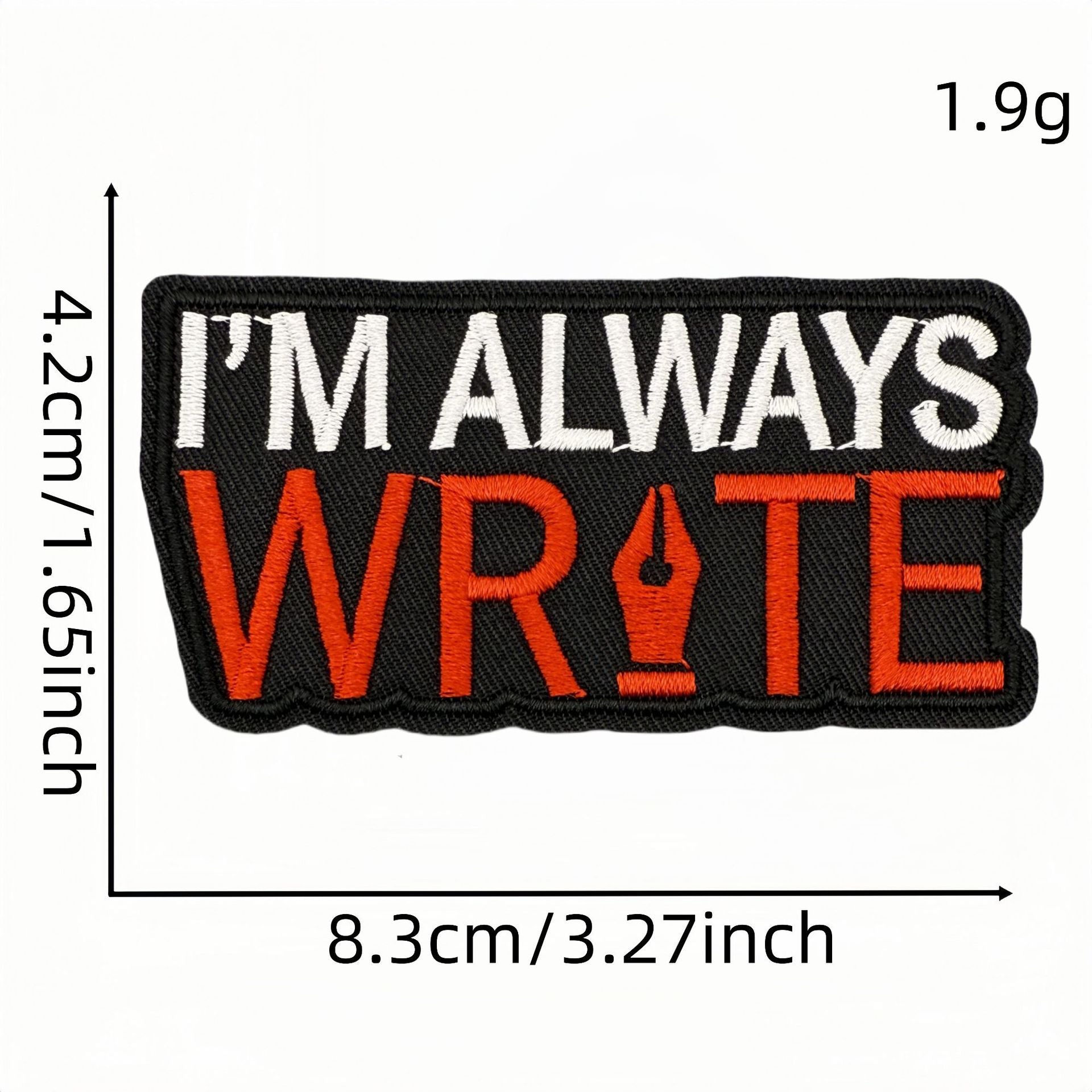 Wholesale Cartoon English Math Series Embroidery DIY Patches