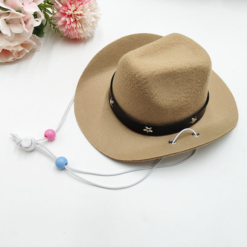 Wholesale Mexico Western Cowboy Hat Birthday party Hat Sunshade Sunscreen Hat Mini Pet Hat