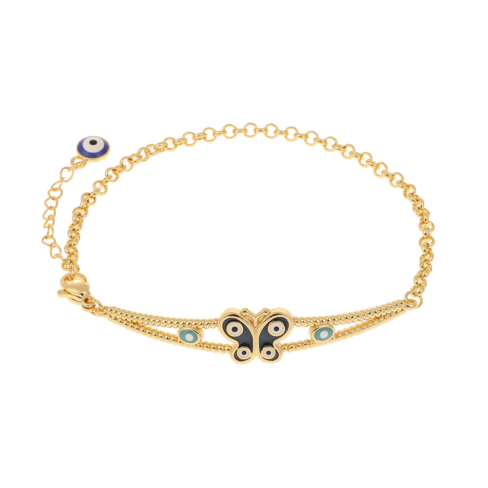 Wholesale Drip Oil Geometric Vintage Bracelet