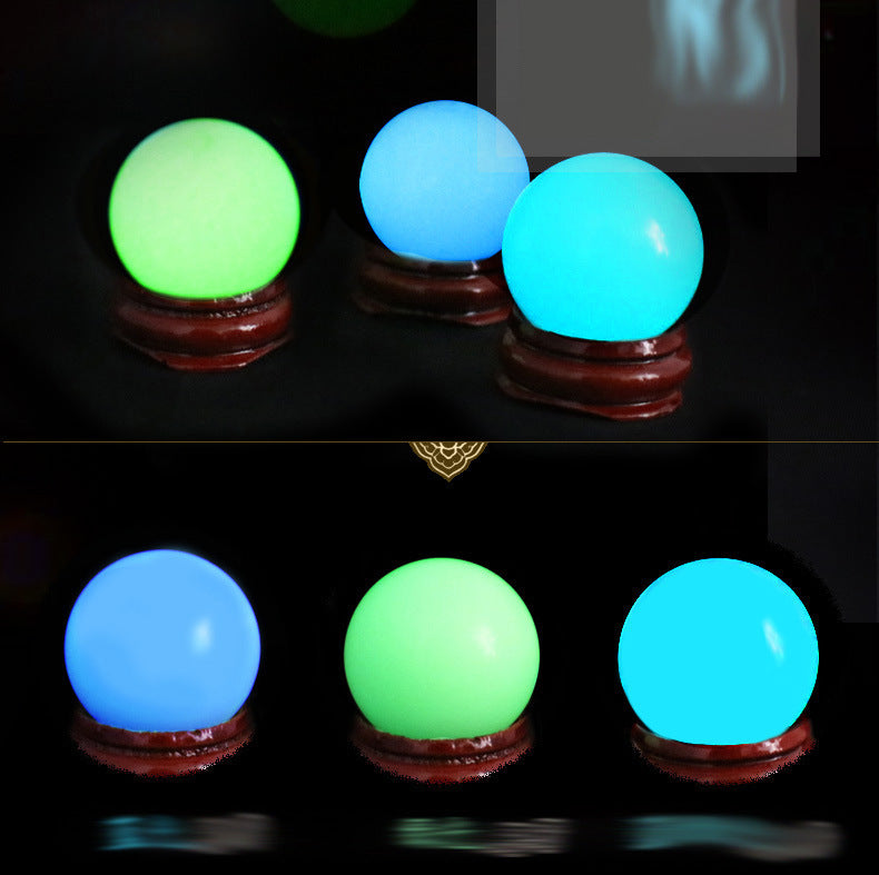 Wholesale Luminous Beads Non-porous Luminous Fluorite Luminous Pearl Ornaments