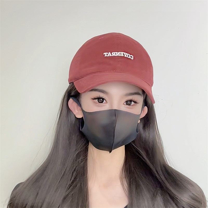 Wholesale Purple Big Head Face Small Baseball Cap Women's Fashion All-match Cap for Men