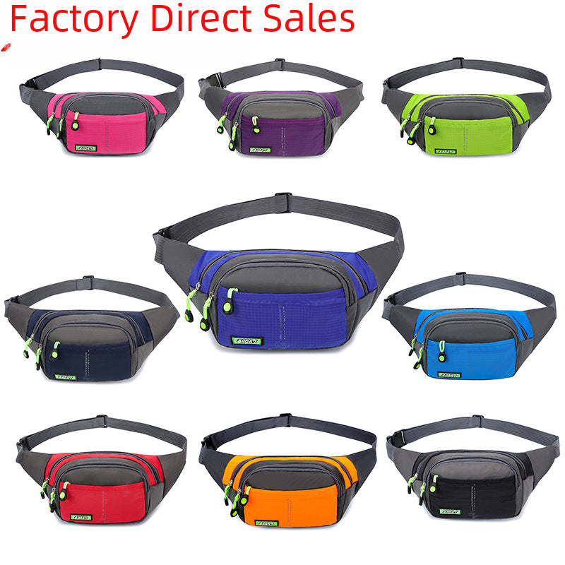 Wholesale Outdoor mountaineering multifunctional men's and women's running waist bag leisure travel waterproof crossbody chest bag