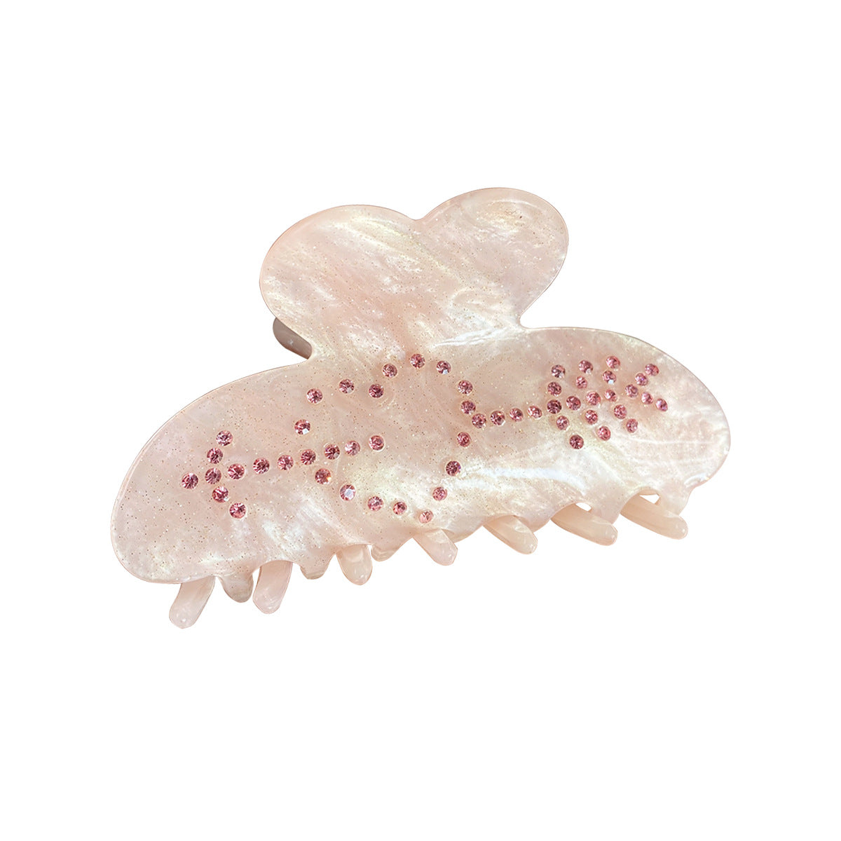 Wholesale Valentine's Day beautiful creative love acrylic shark clip dopamine girl feeling light luxury style simple temperament fashion