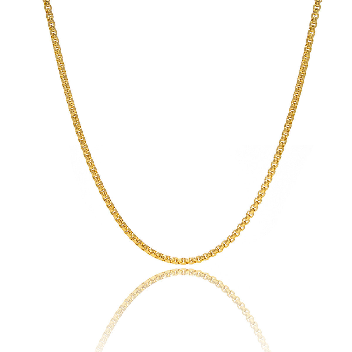 Wholesale  Titanium Steel Chain Necklace DIY Matching Pendant  18K Gold