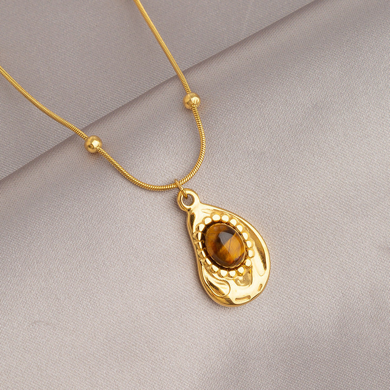 Wholesale Gold Titanium Steel Necklace for Women,  Non-Fading