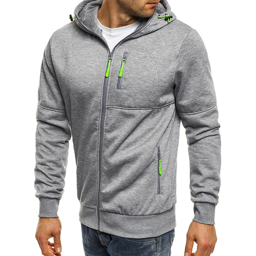Wholesale Outdoor Casual Hoodie Plus Velvet Autumn Men's Jacket Sweatshirt