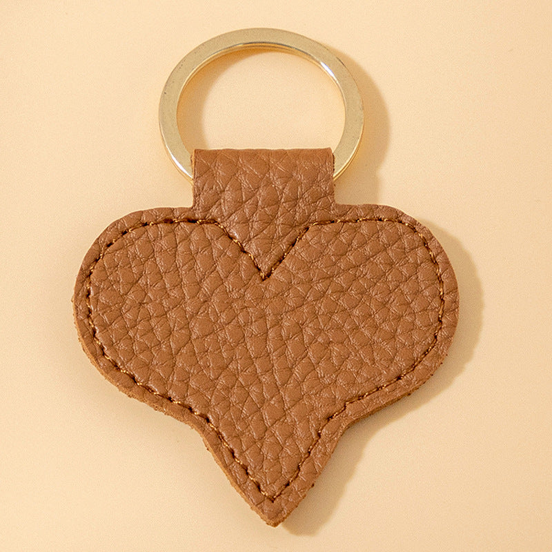 Wholesale Maple Leaf Leather Key Leather Metal Keychain