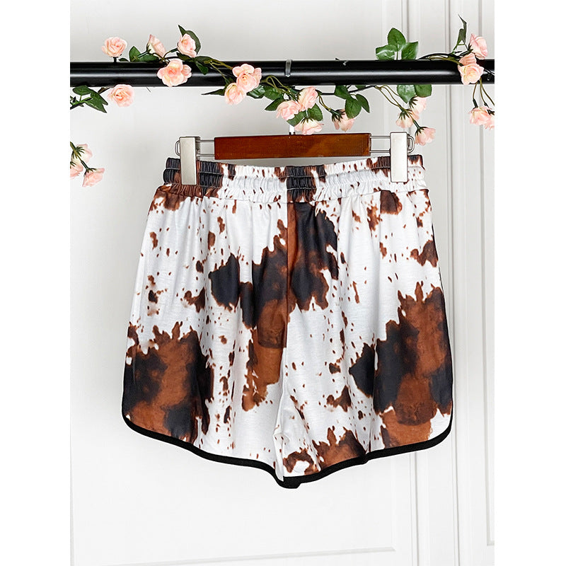 Wholesale Summer Drawstring Contrast Color Sports Casual Three-Point Shorts