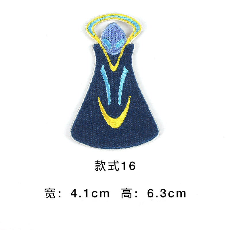 Wholesale Modern Astronaut Planet Embroidered Patch Self Adhesive Cloth Decorative Patch For Clothing Shoes And Bags Fashion Accessory