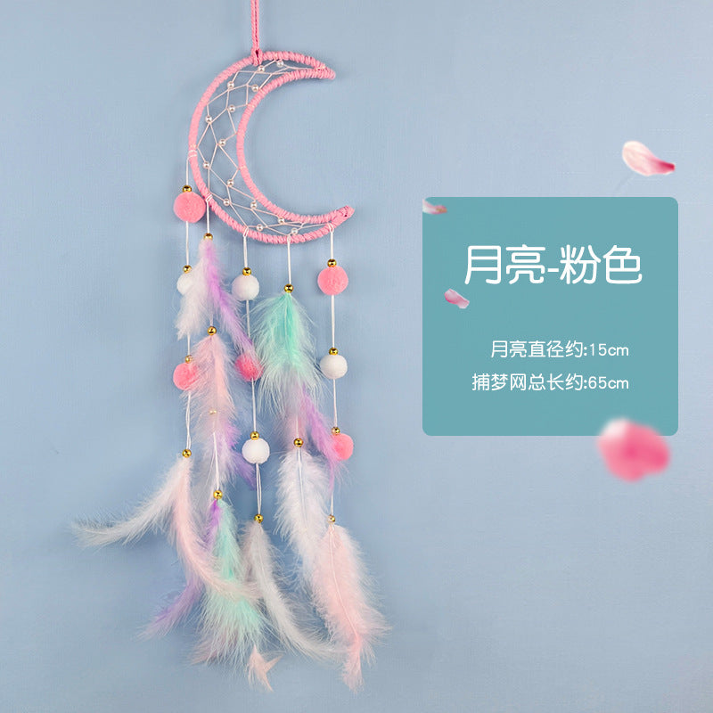 Wholesale Feather Woven Dream Catcher Pendant