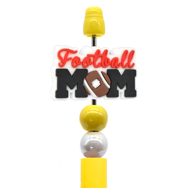 Wholesale Random100pcs/pack DIY Ball Sports Series Ballpoint Pen Focus Beads