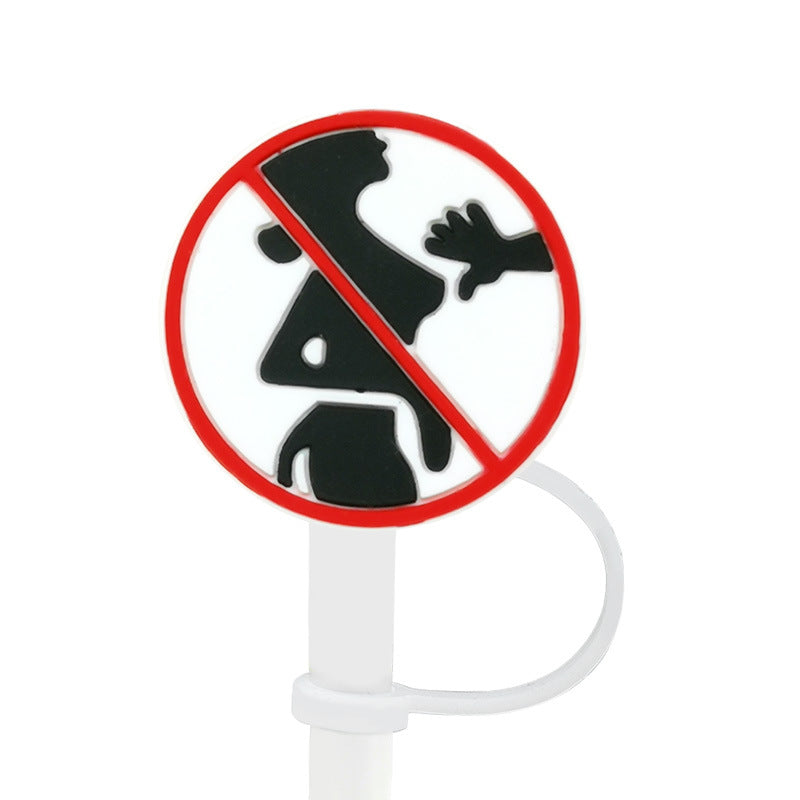 Wholesale PVC Personalized Creative Straw Tube Cap