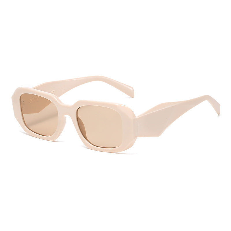 Wholesale Square Frame Thick Plate PC Sunglasses