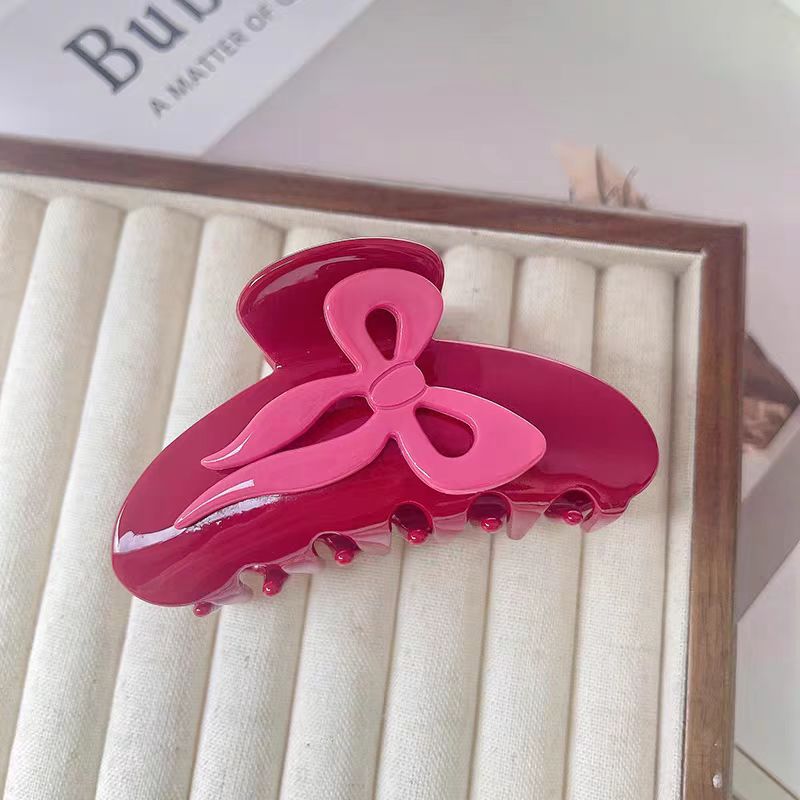 Wholesale colored diamond butterfly clip shark clip hair accessories