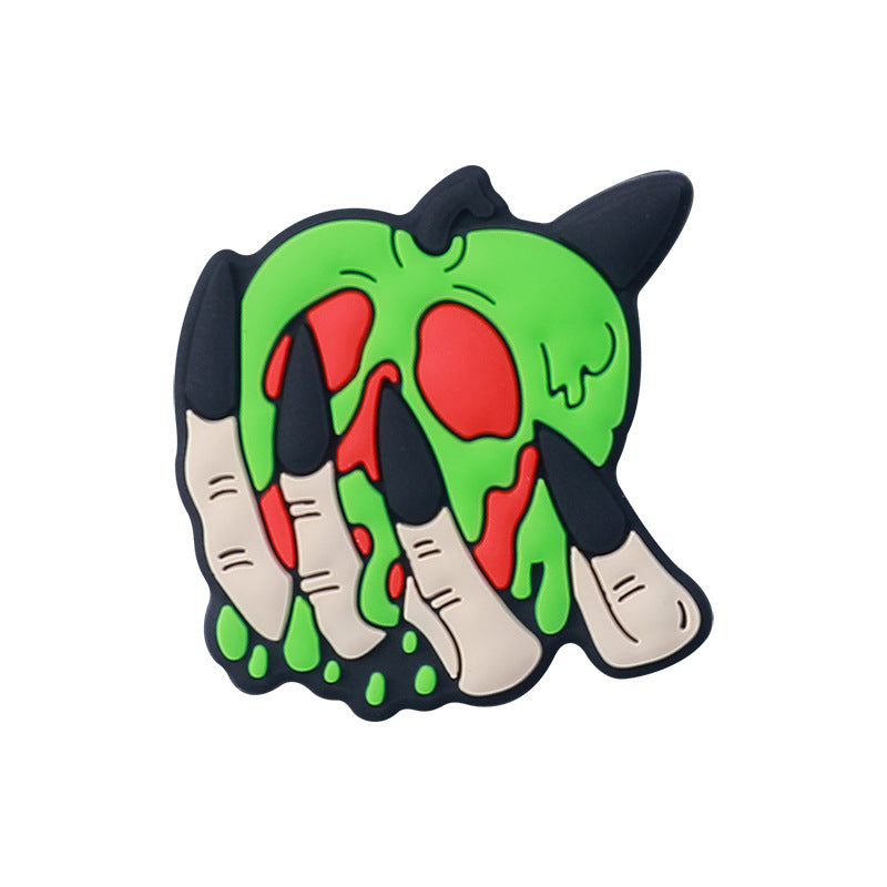 Wholesale  20pcs Halloween silicone beads new dark series loose beads diy bracelet necklace accessories cartoon silicone beads