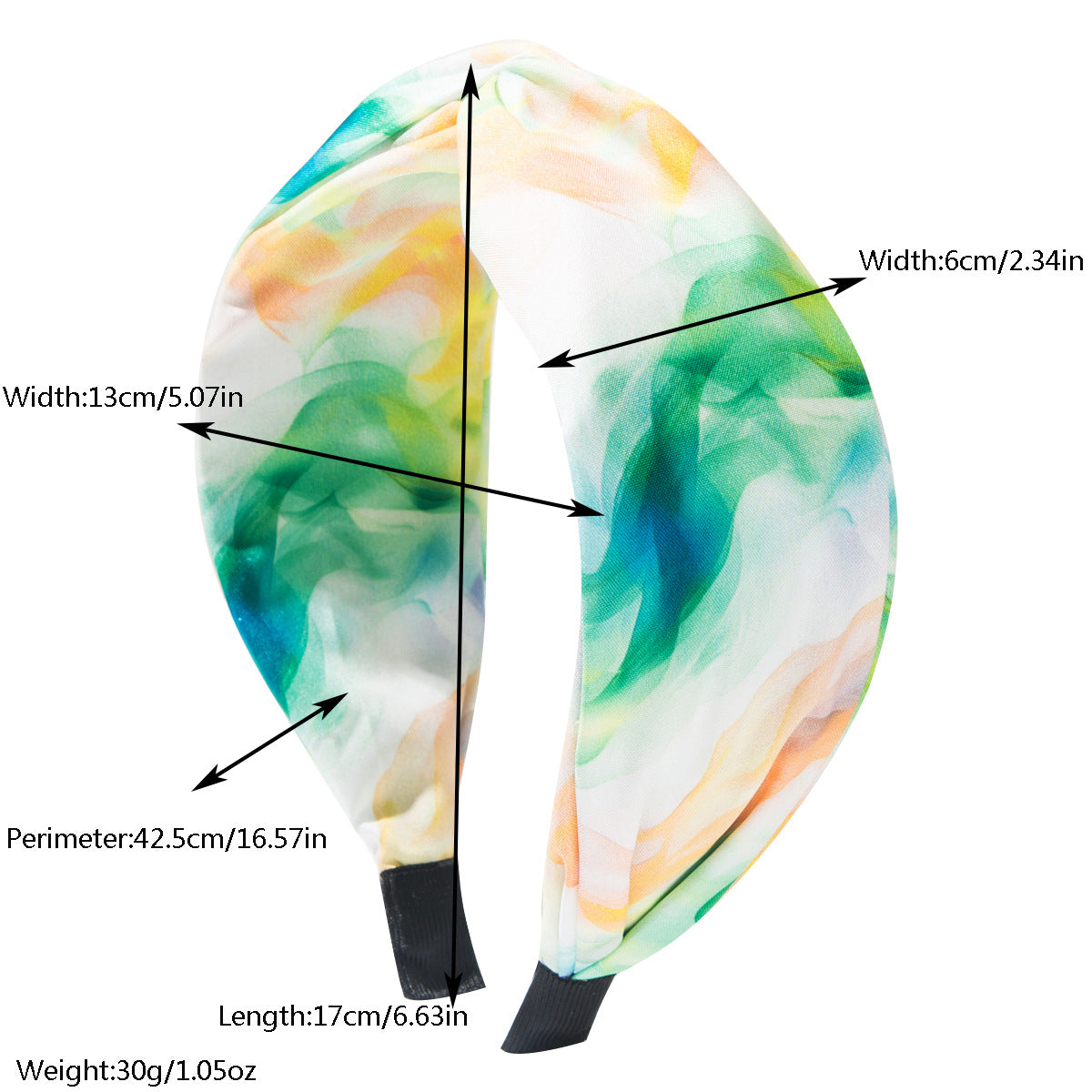 Wholesale Bohemian tie-dye fabric headband