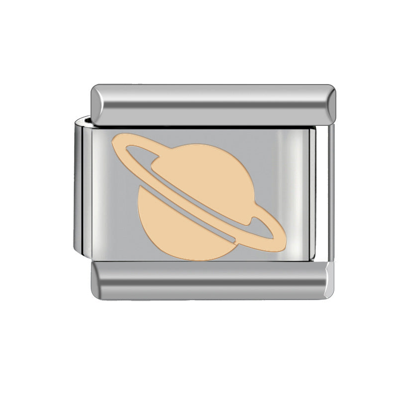 Wholesale Italian Charm Bracelet 9mm DIY Spliced Detachable Heart Pattern Combination Bracelet