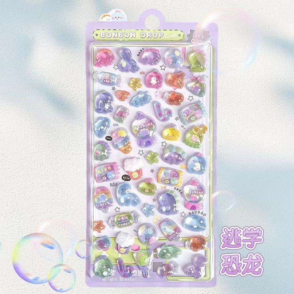 Wholesale Ocean Planet Cartoon Cute Animal 3D Stickers OLY Exclusive