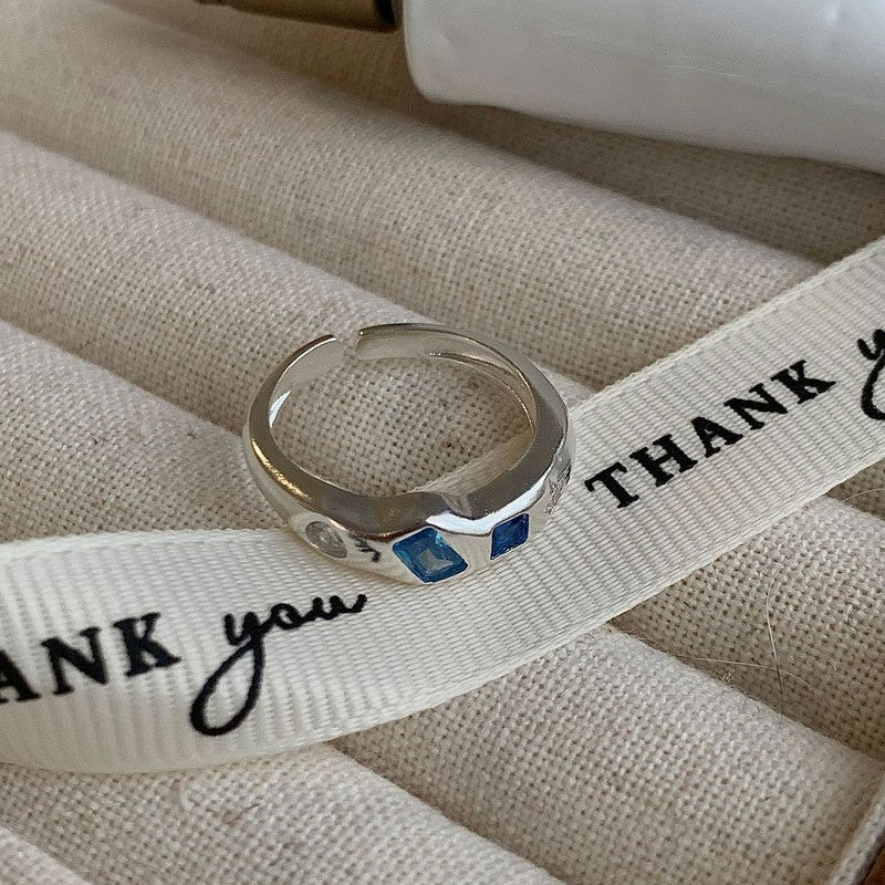 Wholesale Dopamine Love Colored Zircon Open Ring