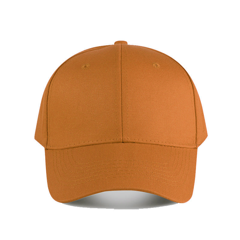 Wholesale Solid color deepened big head circumference baseball metal copper buckle light plate cap