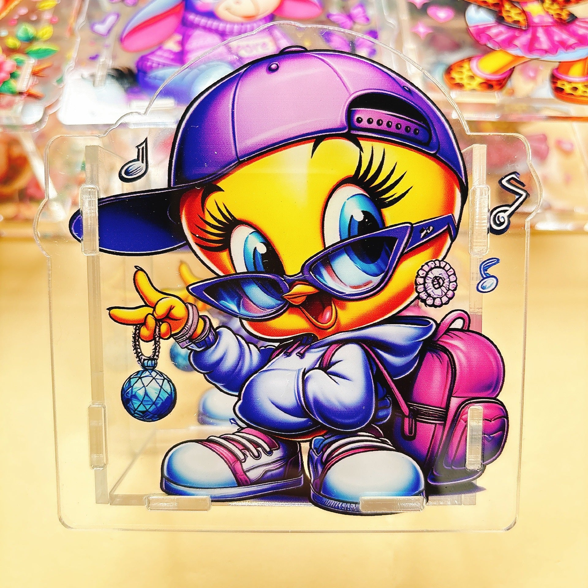 Wholesale  Acrylic Pen Holder Popular Pen Box Creative Gift Stationery Student 10cm