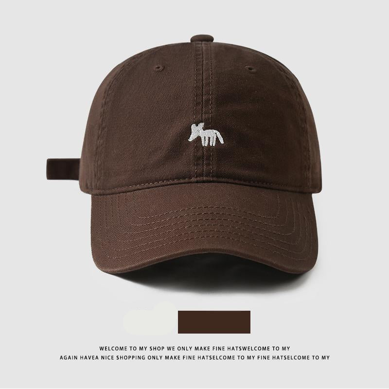 Wholesale Embroidered fox wide brim cap