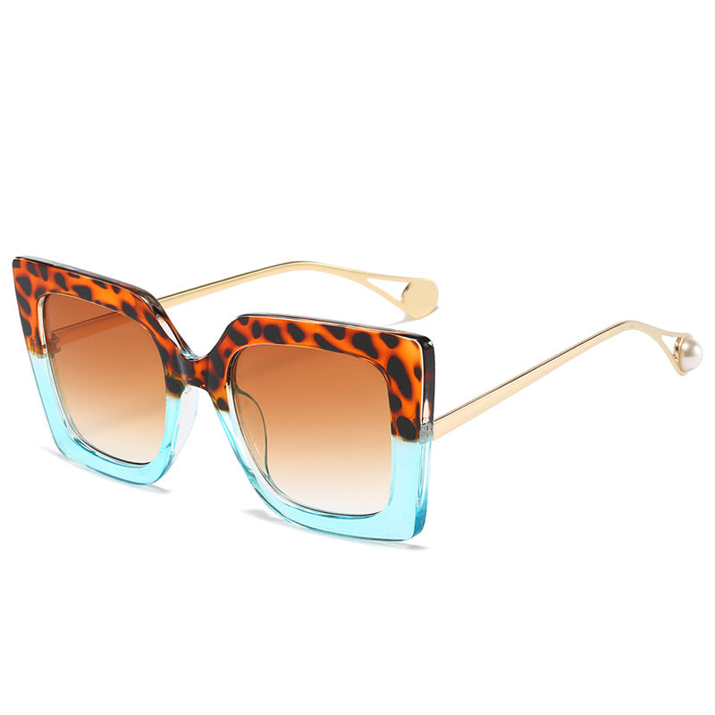 Wholesale Colorful Stylish Large Square Frame Sunglasses