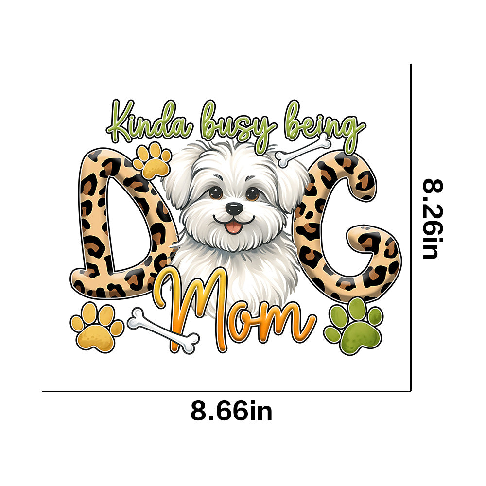 Wholesale 10pcs Dog Mom Series UV DTF Ready to Press Transfers Wraps