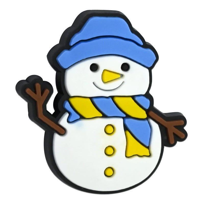 Wholesale Random 100pcs Cartoon Christmas Snowman Beads