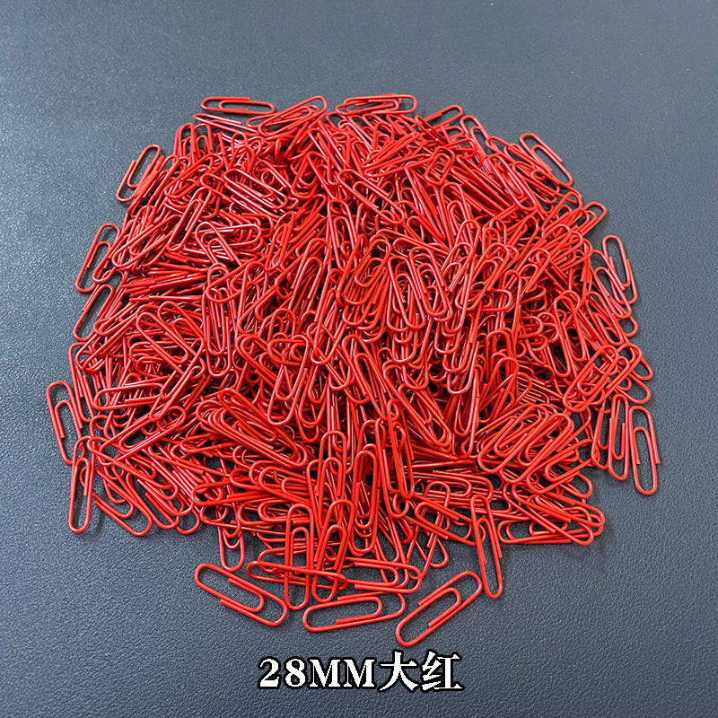 Wholesale Color paper clip 28mm paper clip 33mm folder folder 50mm multicolor 25mm color paper clip