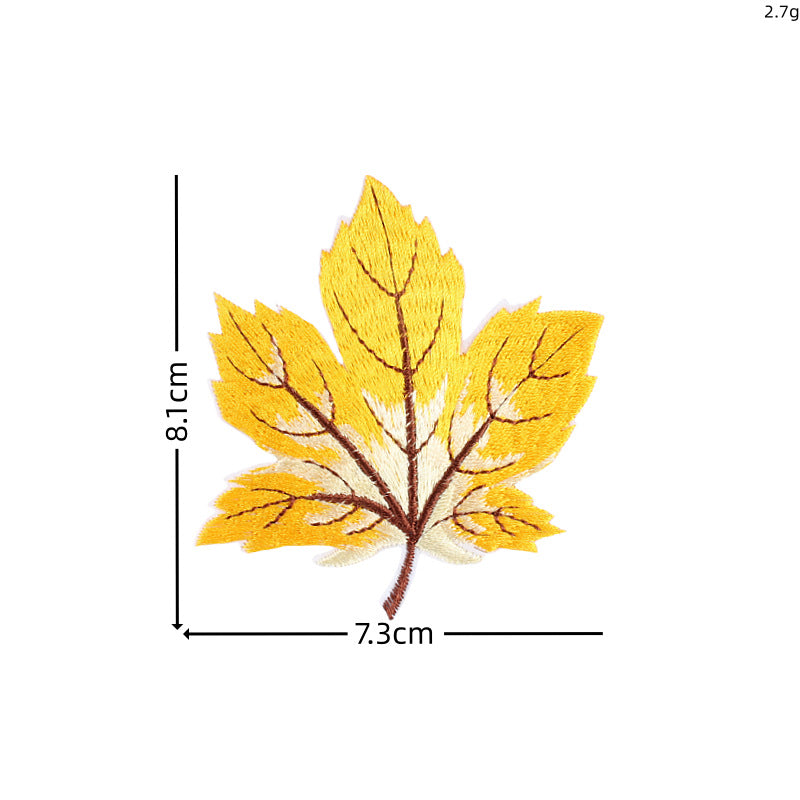 Wholesale Colorful leaves DIY Patches