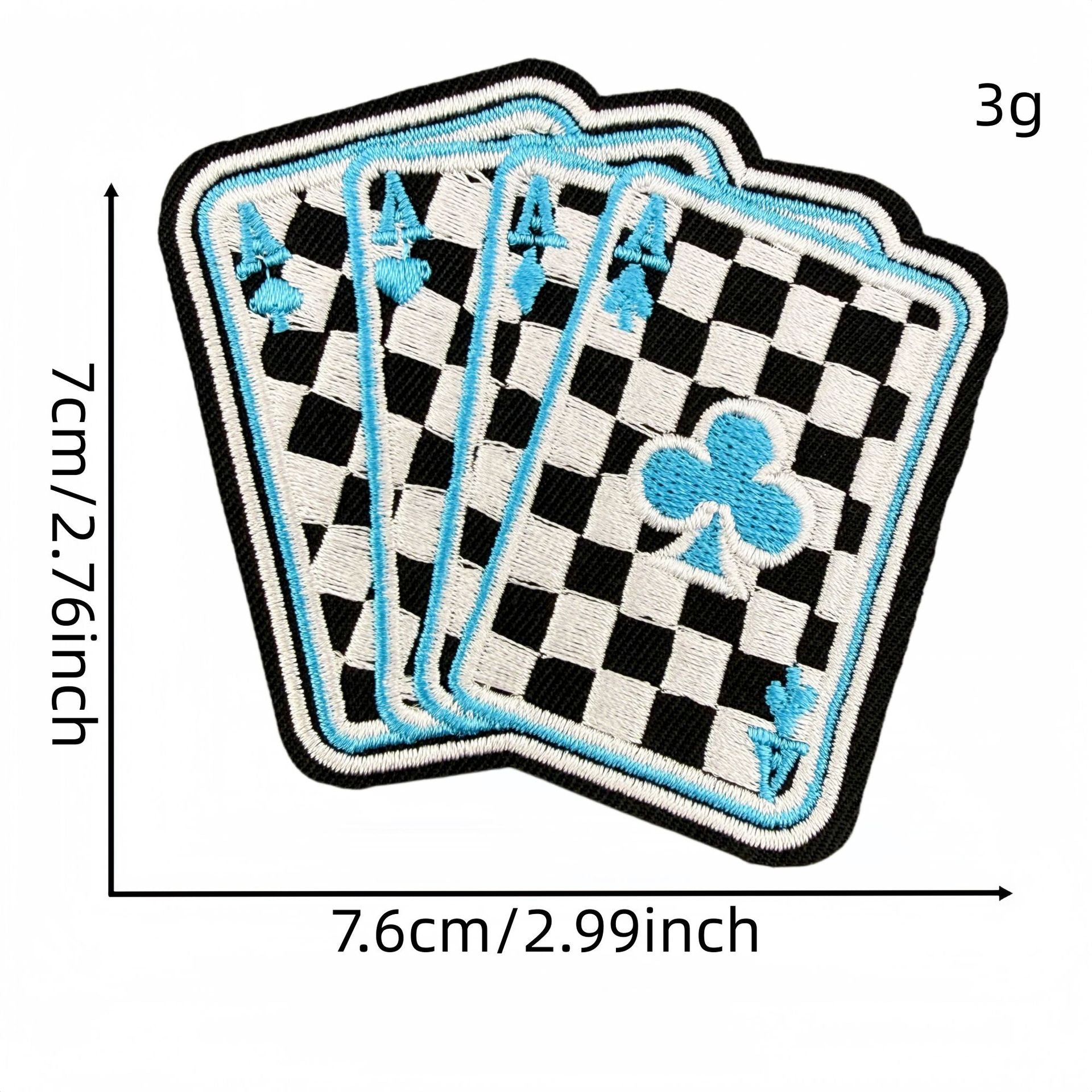 Wholesale Trendy Boho Turquoise Embroidered Patches Western Denim Patch Set 22 Pieces Decorative For Clothing Bags DIY Accessory