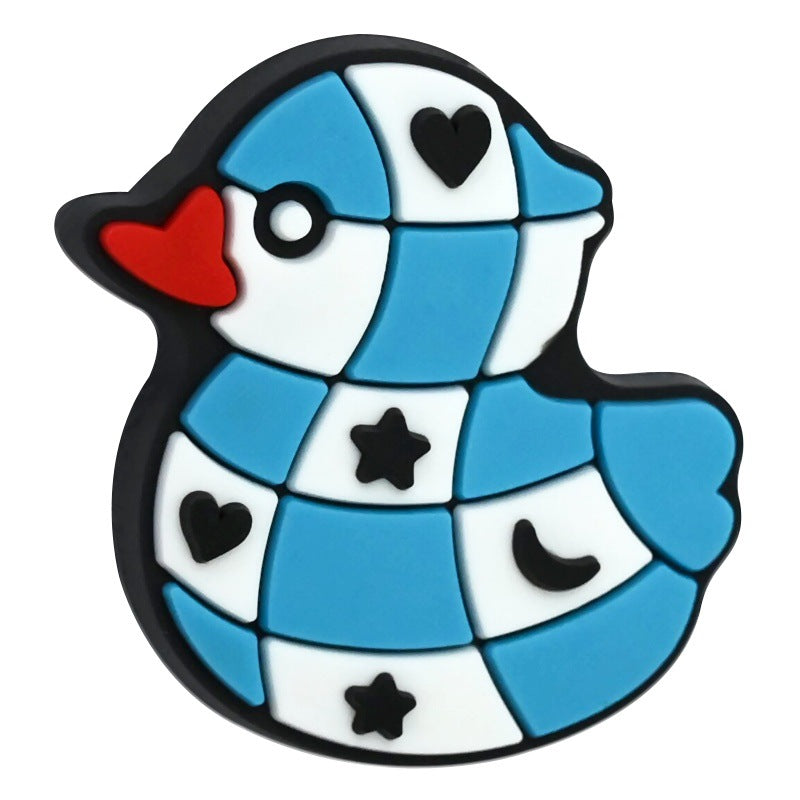 Wholesale Random 100pcs/pack   Cartoon duck beaded  Focal Beads