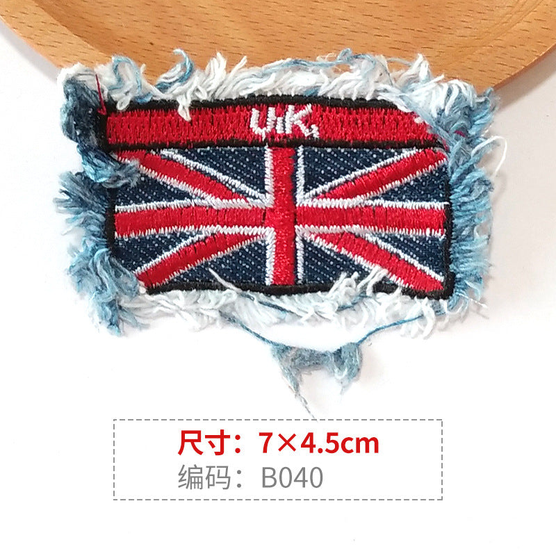 Wholesale Letter Skull Series Embroidery DIY Patches