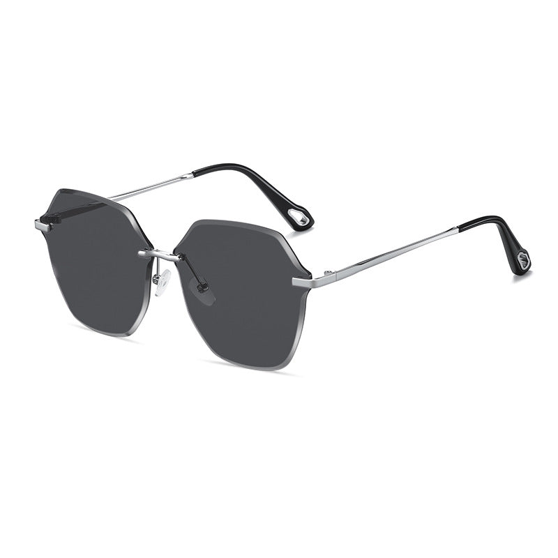 Wholesale Frameless gradient sunglasses for women