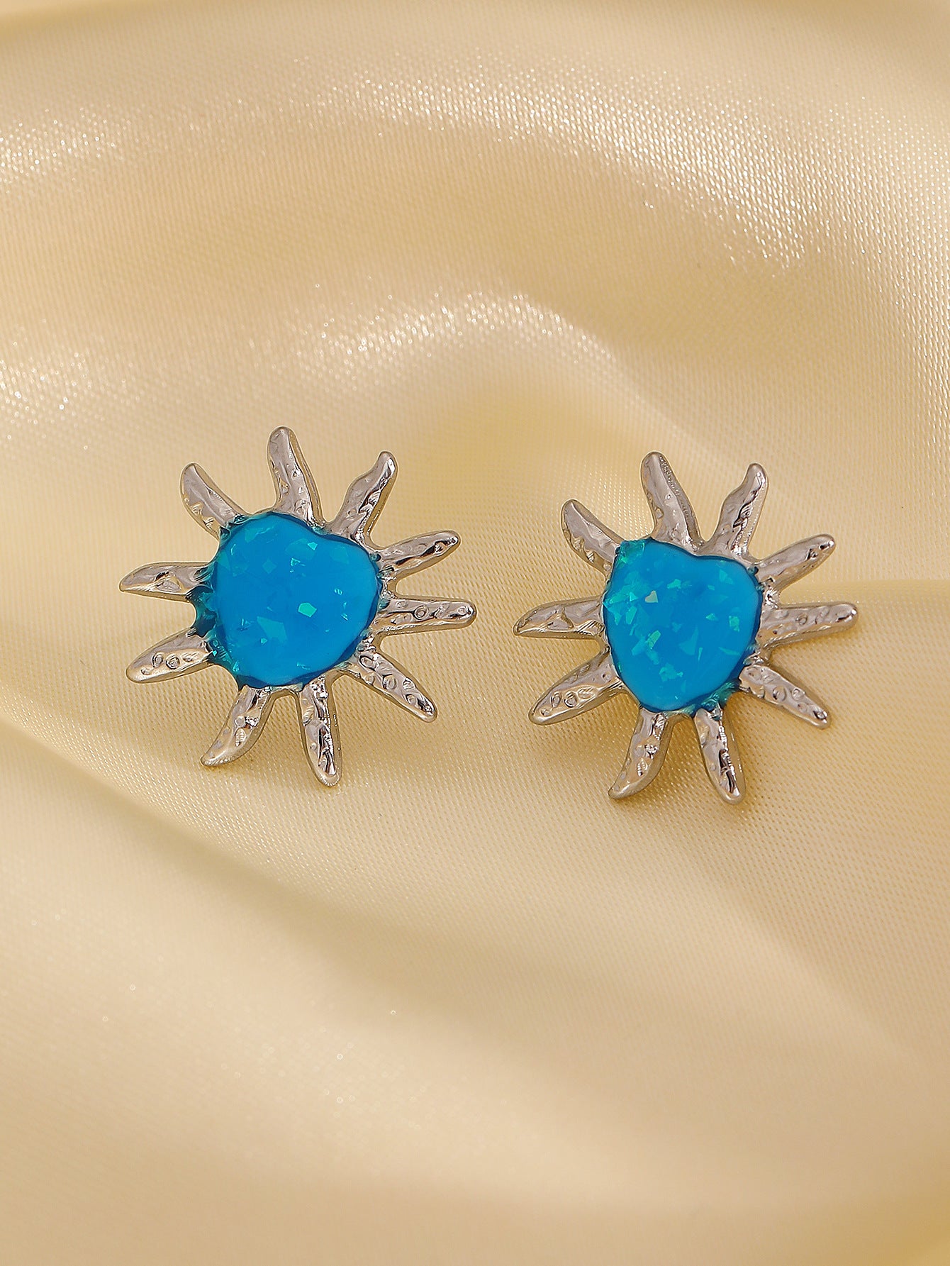 Wholesale Ocean Theme Starfish Turtle Stud Earrings For Women Trendy Alloy Jewelry Accessory Summer Beach Party Earrings Boutique Resale