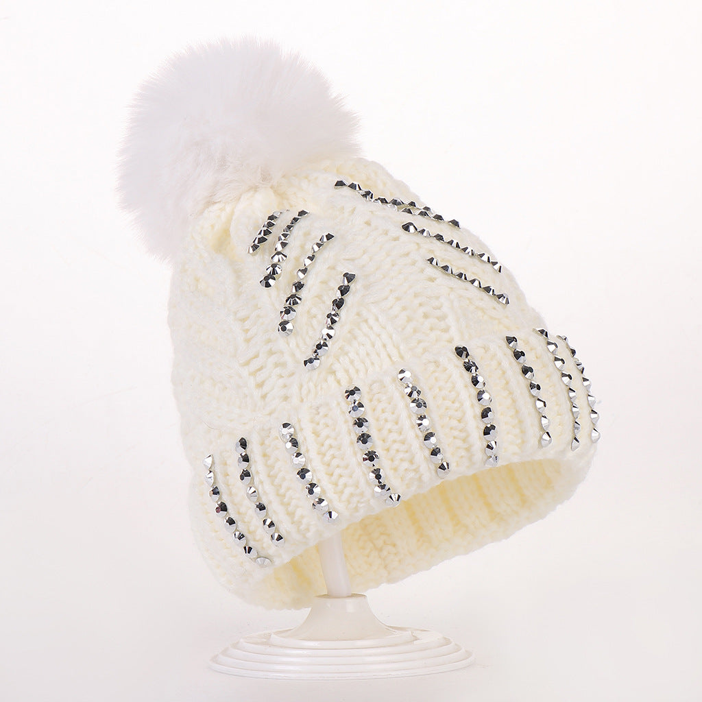 Wholesale Wool Caps with Diamond Balls
