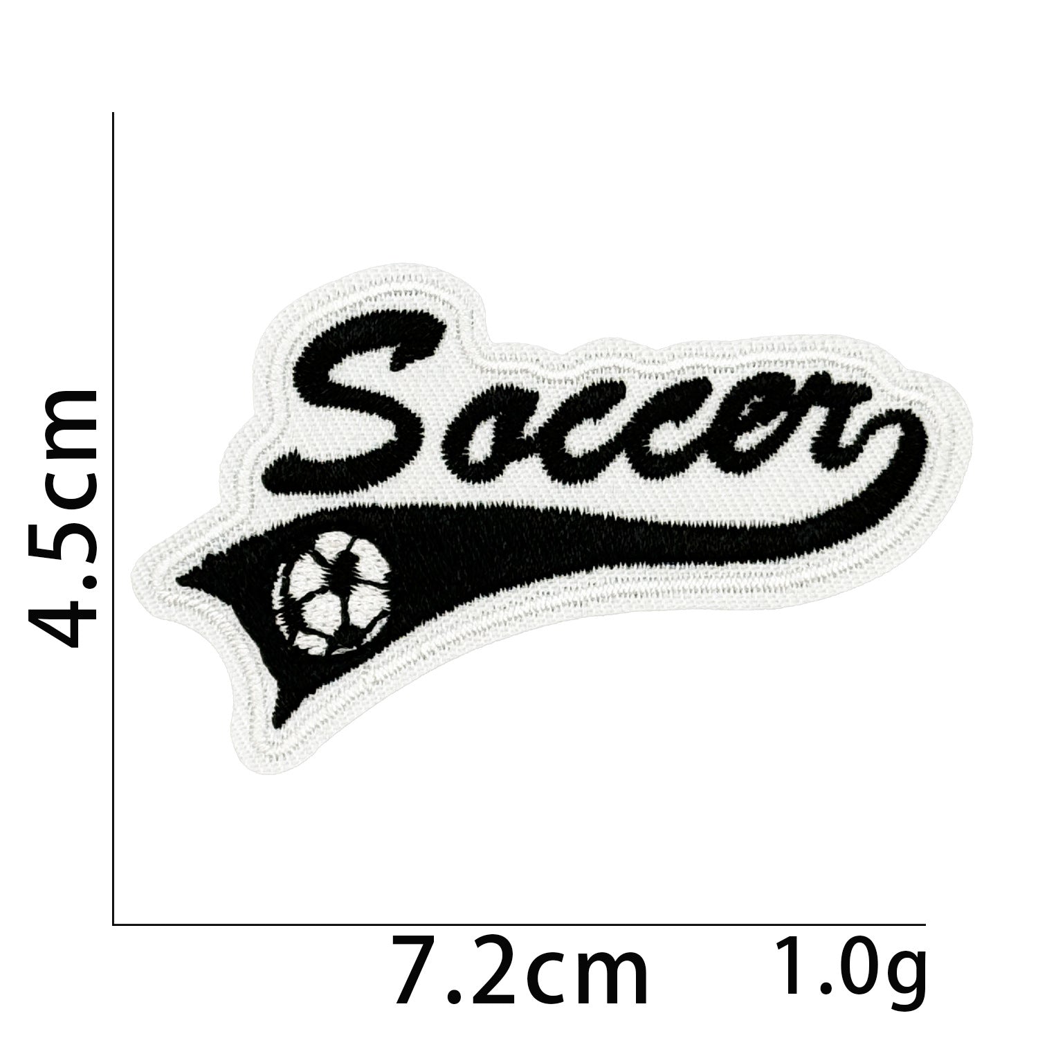 Wholesale 10pcs Sports Football  embroidered patch