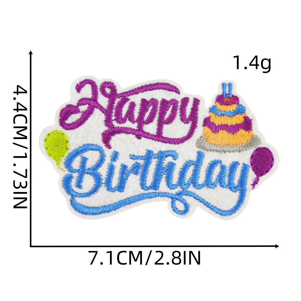 Wholesale birthday party DIY Patches