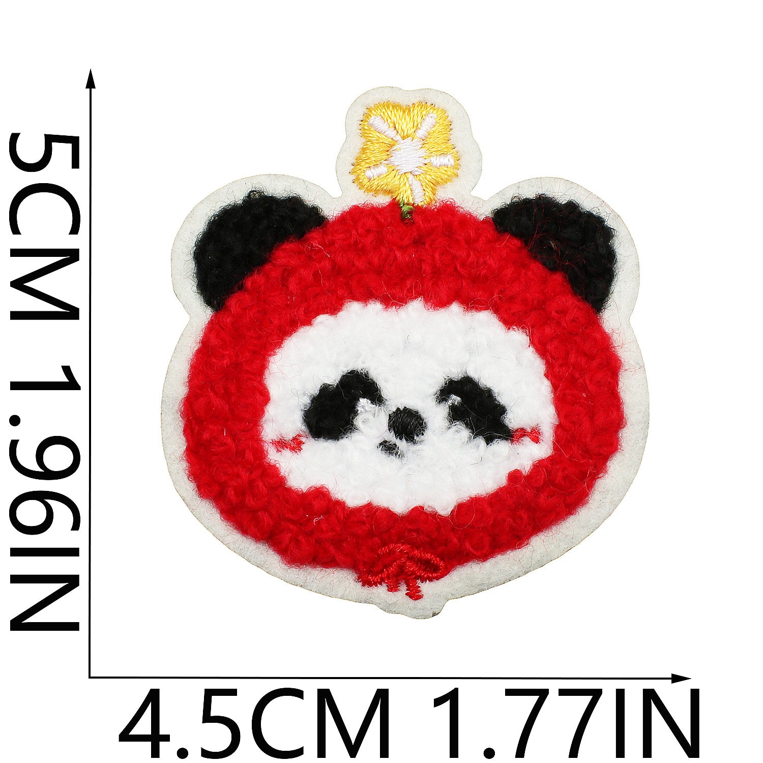 Wholesale Cute Panda Embroidery Patch For Clothing And Bag Decoration DIY Craft Supply Trendy Fashion Accessory For Resale