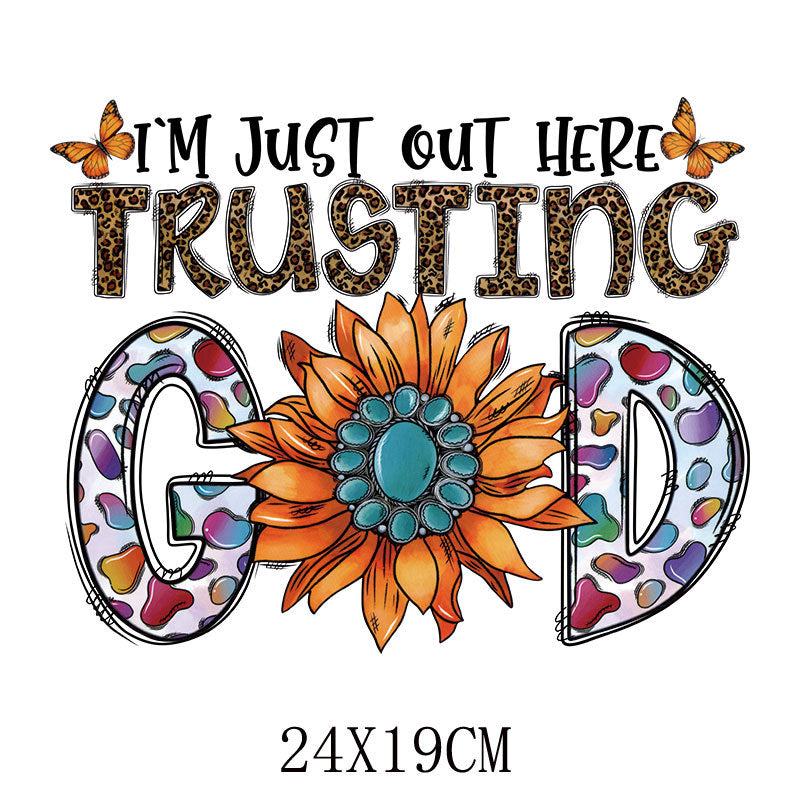 Wholesale Sunflower heat transfer printing UV DTF Ready to Press Transfers Wraps