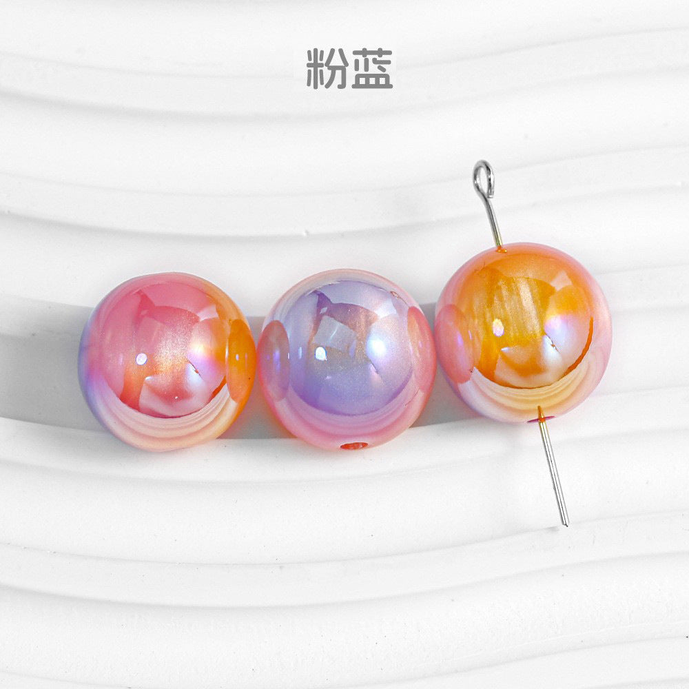 Wholesale 30pcs/1pack Mermaid Maiden Dunhuang Through Hole New Dark Color DIY Beads