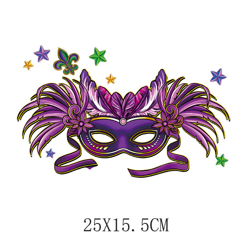 Wholesale Carnival Printed Hot Stamps   UV DTF Ready to Press Transfers Wraps