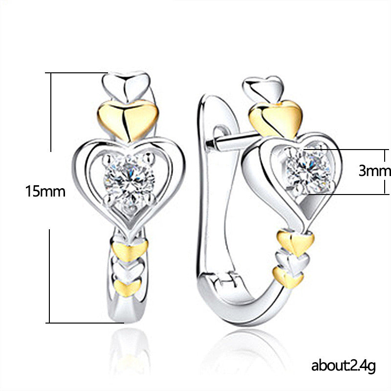 Wholesale Heart Shaped Creative Earrings